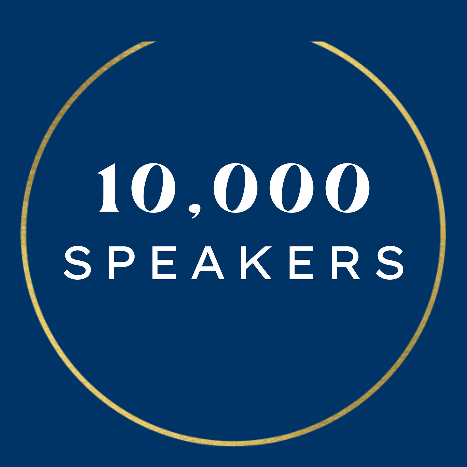 10,000 Speakers